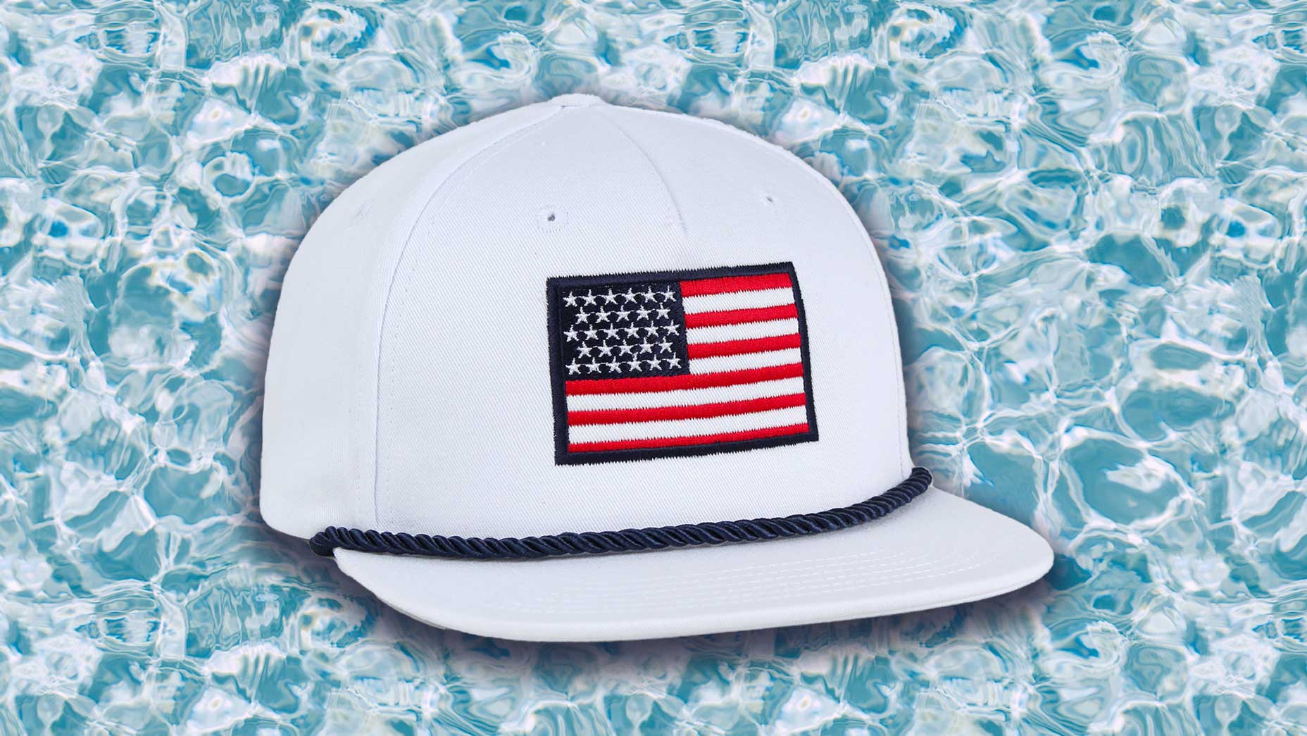 This American flag rope hat is a summertime staple
