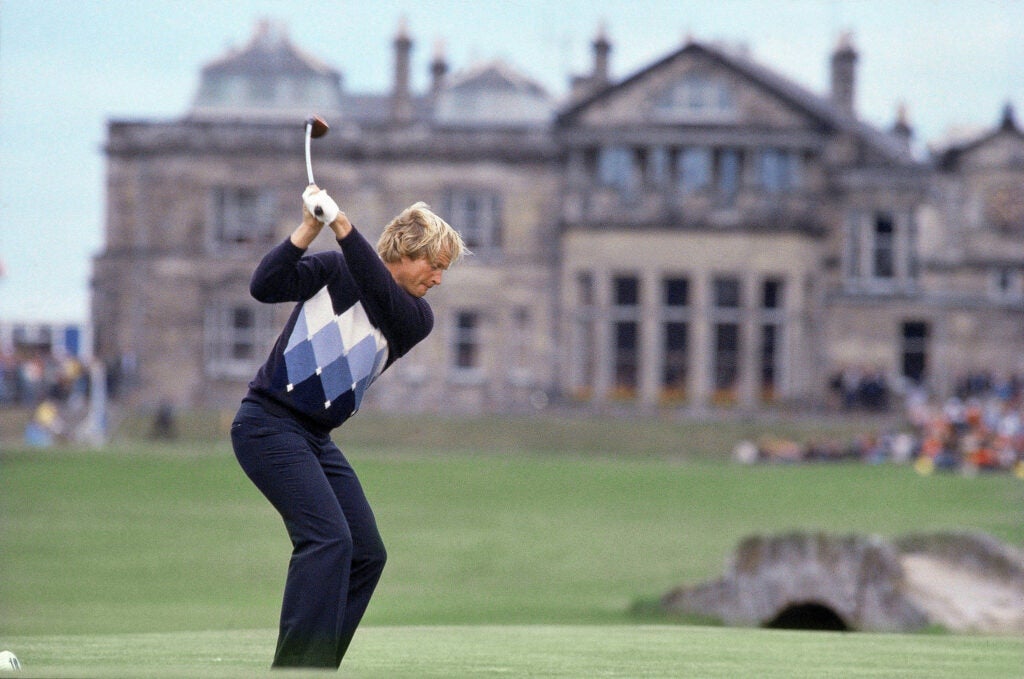 Jack Nicklaus at the 1978 British Open 