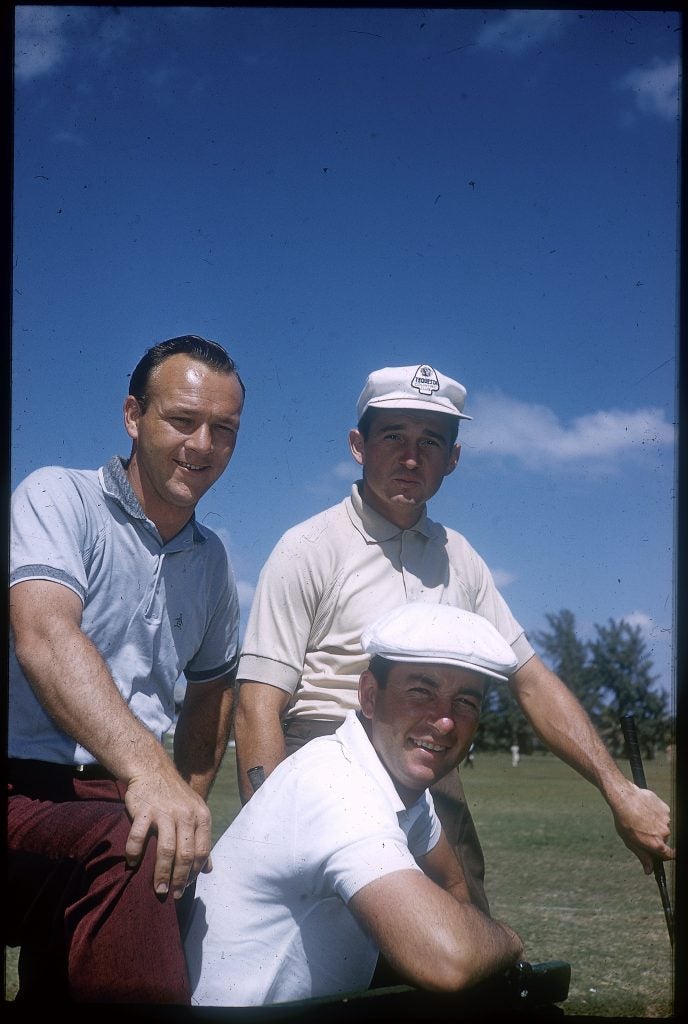 Arnold Palmer, Dow Finsterwald and Billy Casper
