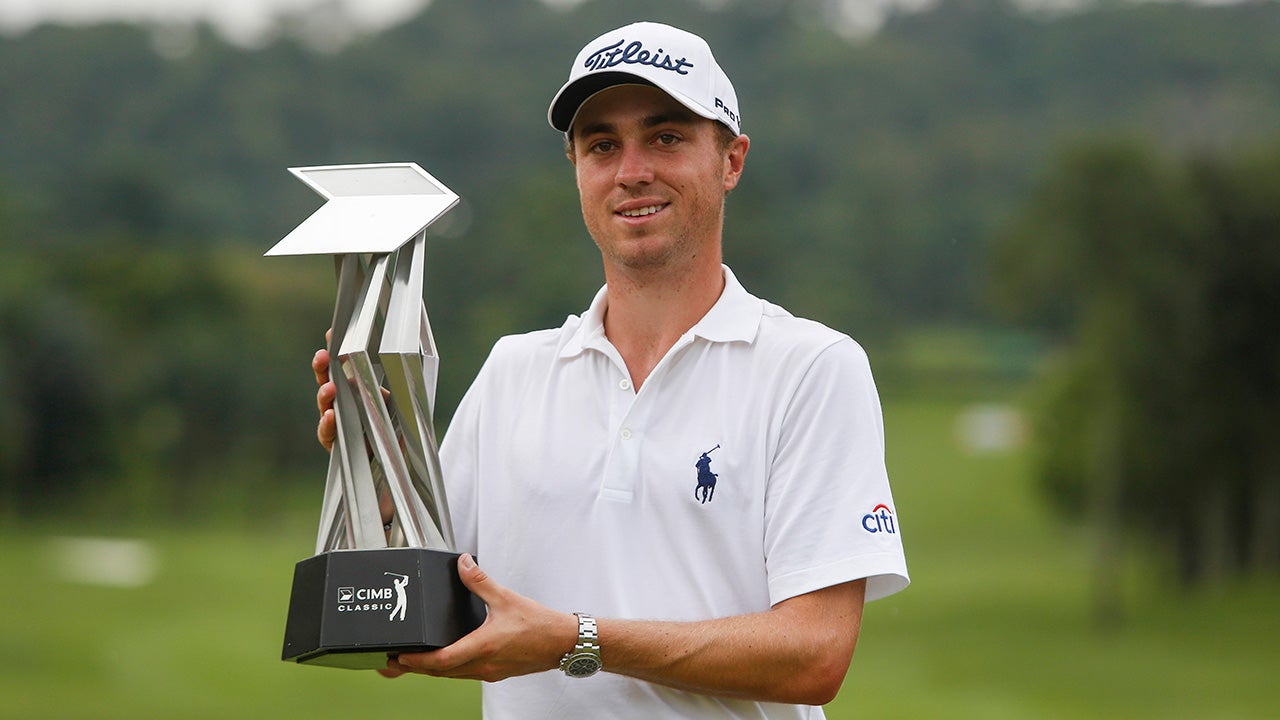 Justin Thomas Wins CIMB Classic for 1st Tour Victory