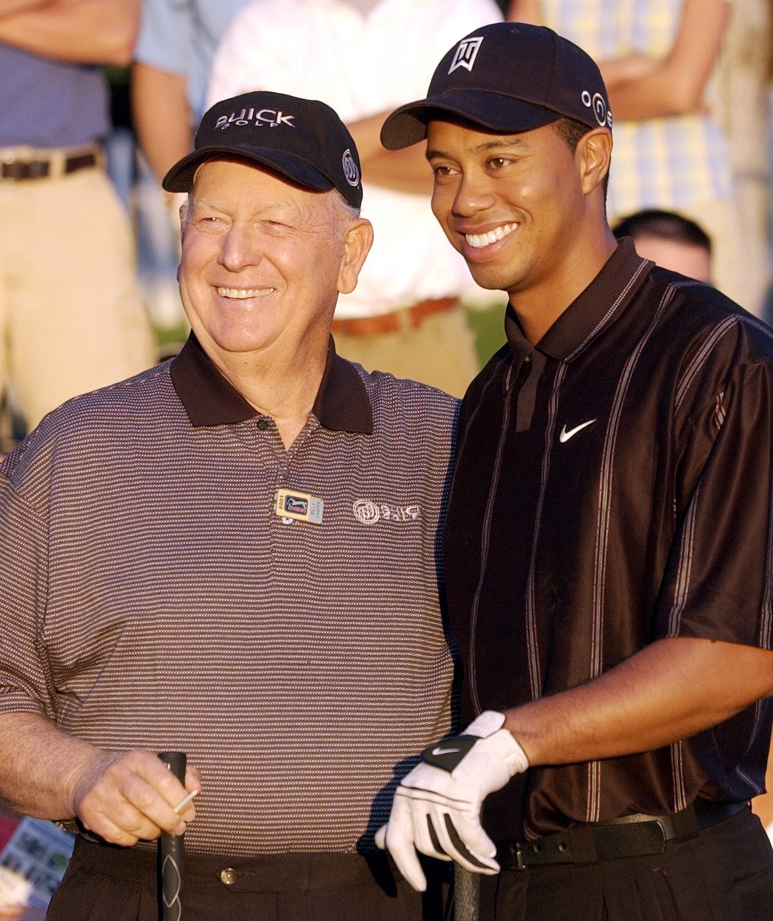 Billy Casper and Tiger Woods