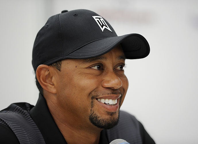 We wouldn’t see Woods for a pair of months (which were dominated by Martin Kaymer), but he returned all smiles at the Quicken Loans National. 

