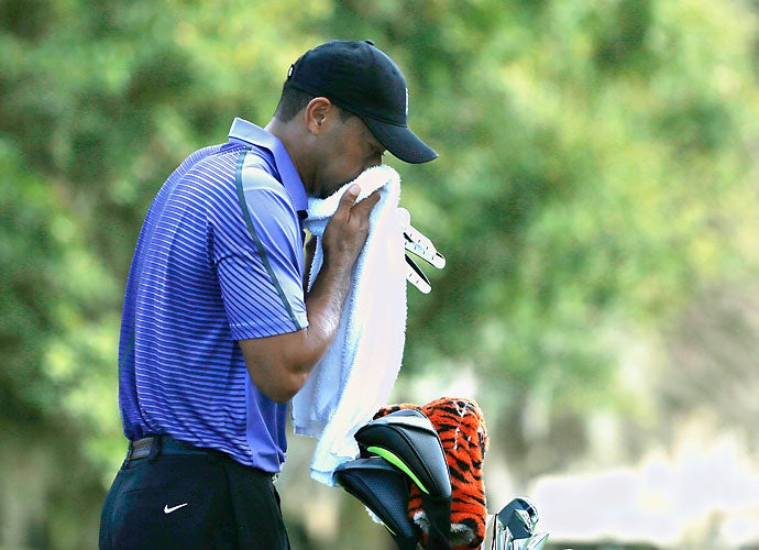 The Como effects were heavily analyzed but quickly forgotten as Woods struggled in the Hero World Challenge. He dealt with flu symptoms, vomiting on the course, but struggled even more with his short game, flubbing numerous chips short of the green. 
