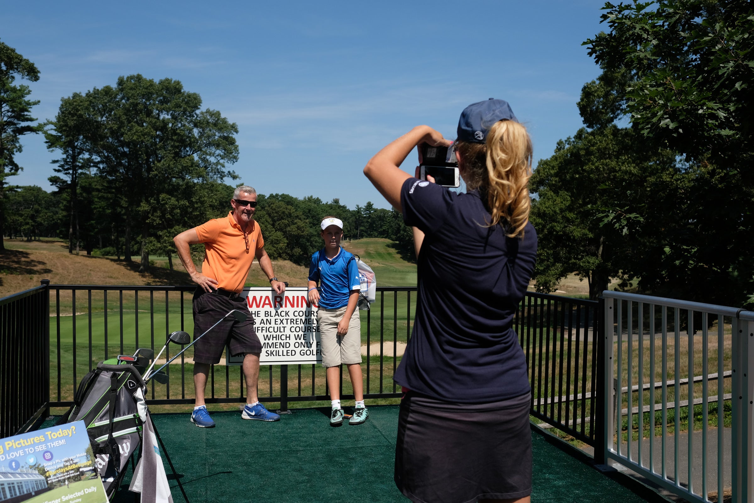 Fans at Bethpage Black 