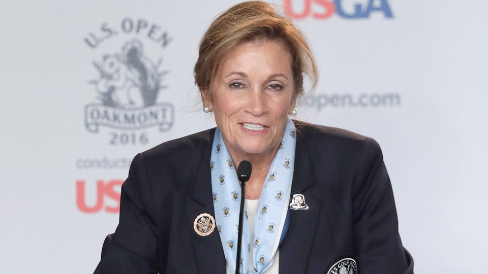 USGA president Diana Murphy apologized for her blunder following Sunday&apo...