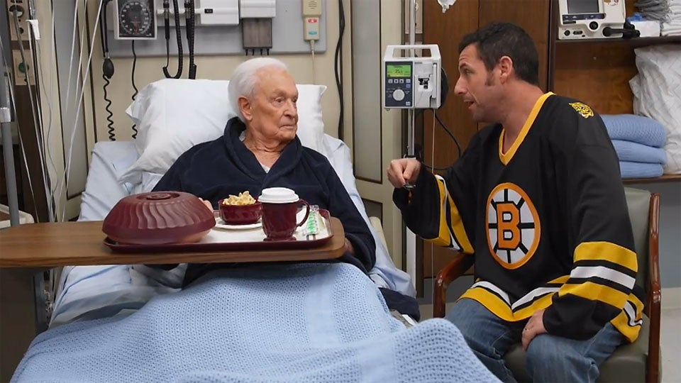 Adam Sandler Bob Barker Recreate Happy Gilmore Fight