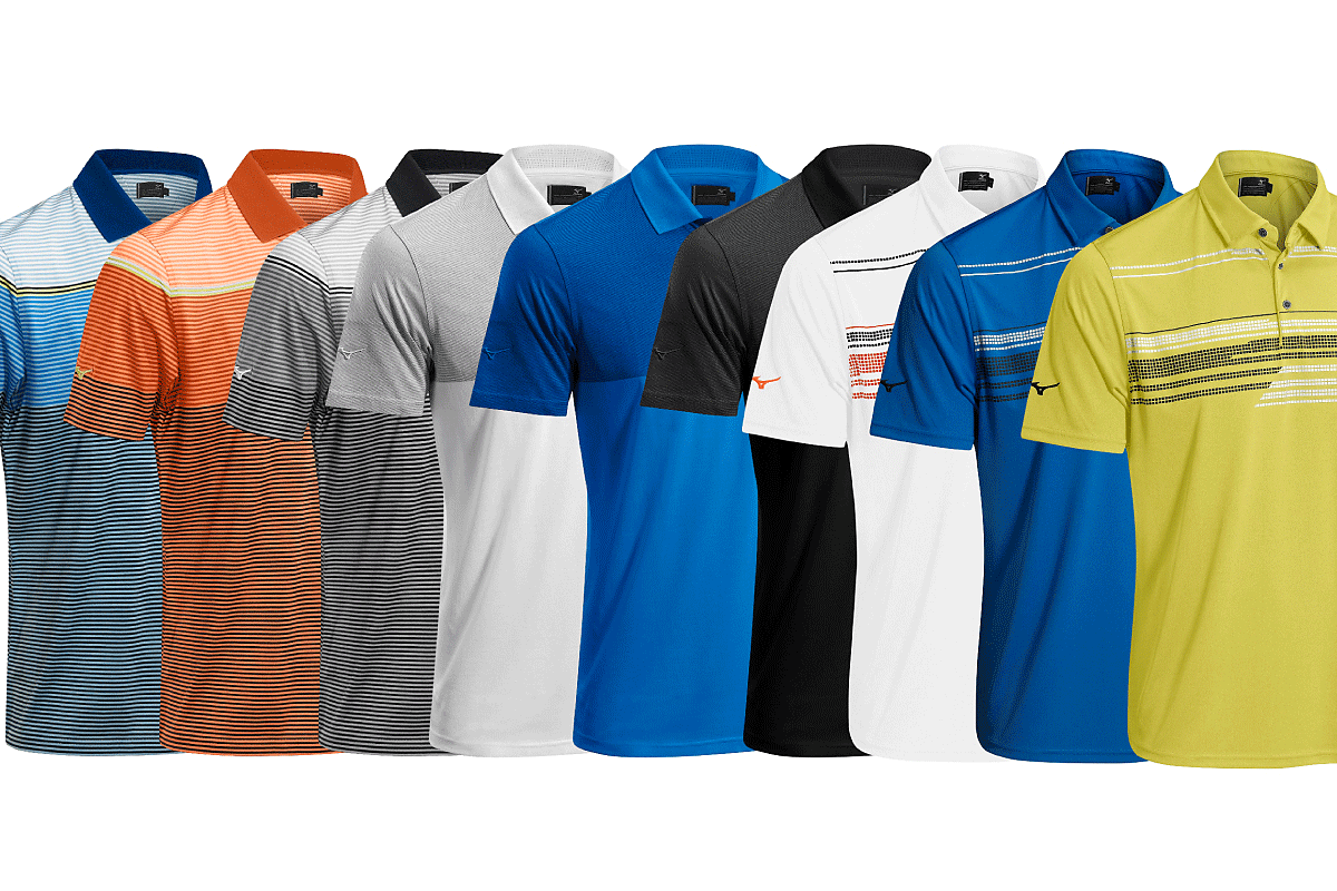 mizuno golf polo shirt