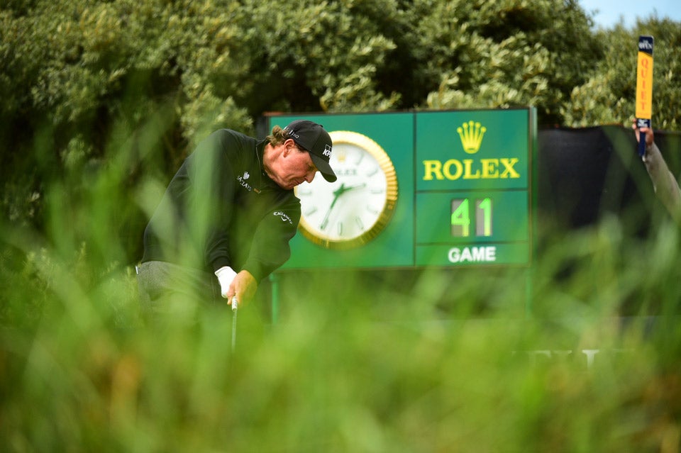 Phil Mickelson on Sunday.