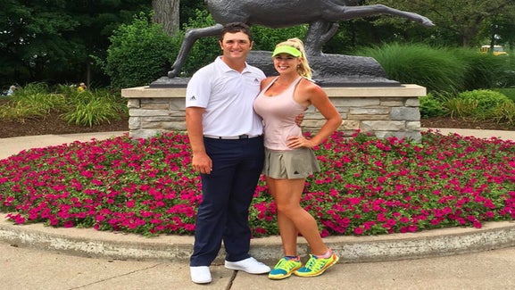 Jon Rahm's wife: Photos of John Rahm and Kelley Cahill