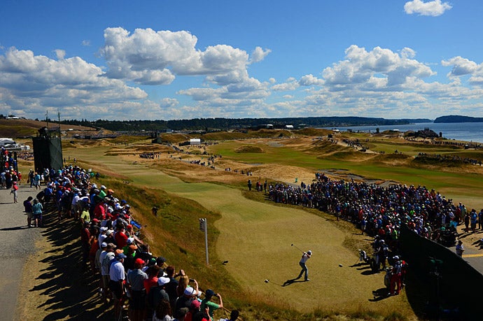 US Open 2015 at Chambers Bay Tiger Woods, Jordan Spieth