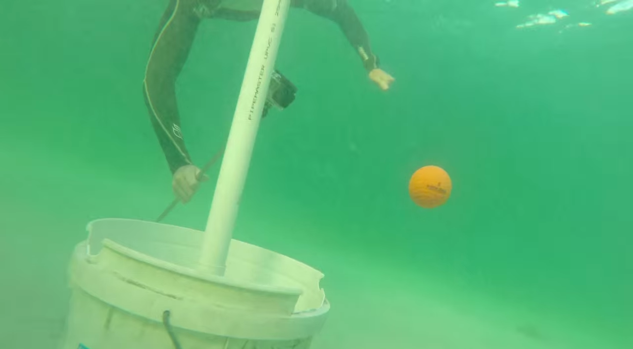 First Ever Underwater HoleinOne Australian Trick Shot