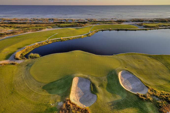 The 17th hole at Kiawah Island's Ocean Course.