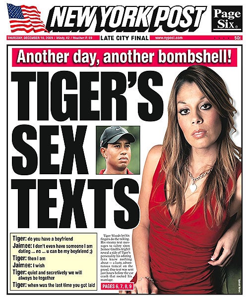 Tiger woods scandal