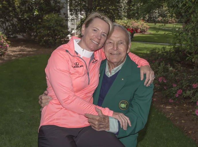 Annika Sorenstam & Arnold Palmer 