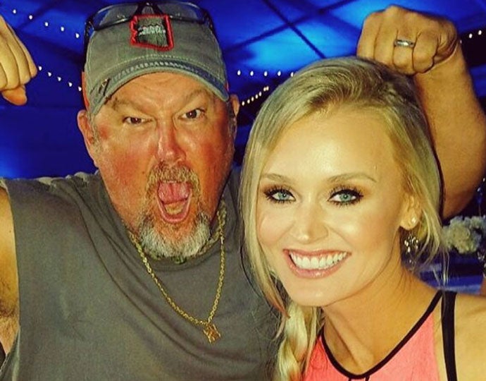 Blair O'Neal and Larry the Cable Guy