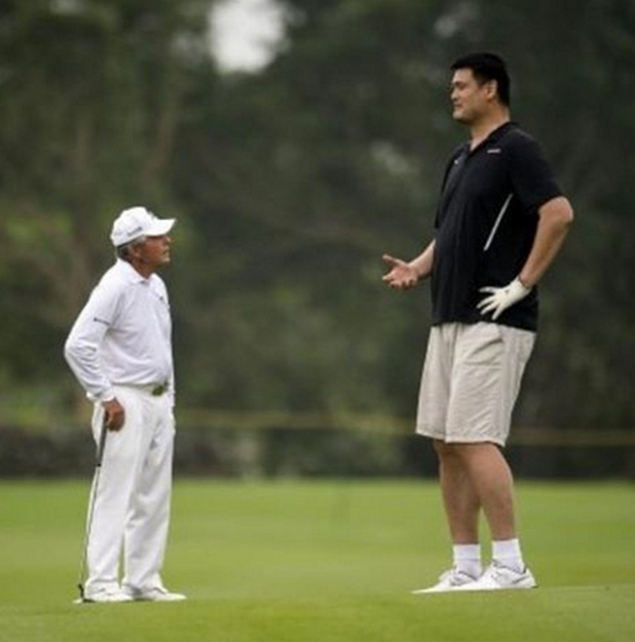 Gary Player & Yao Ming