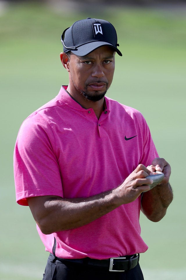 Tiger Woods at the 2016 Hero World Challenge