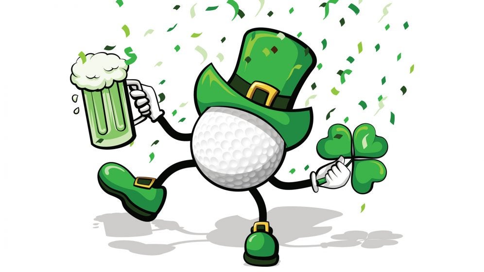 st patricks day golf graphics