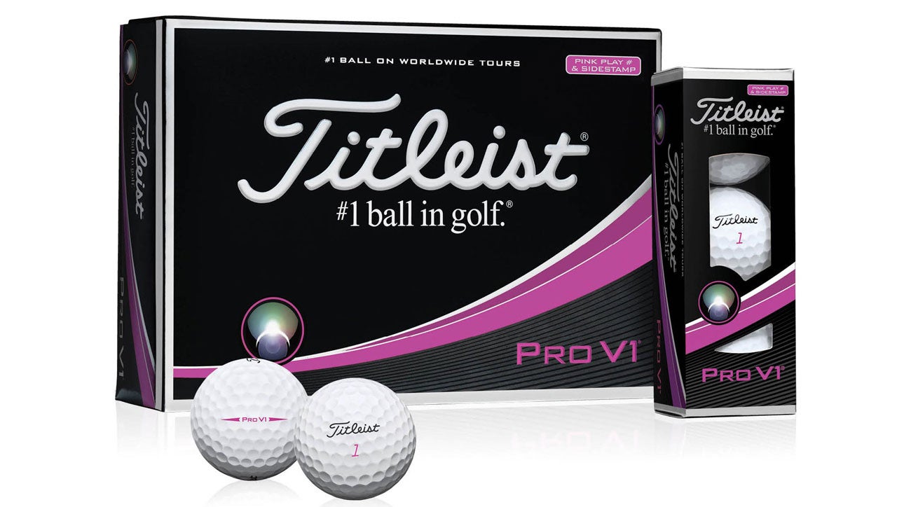 Titleist unveils pink-accented Pro V1 balls