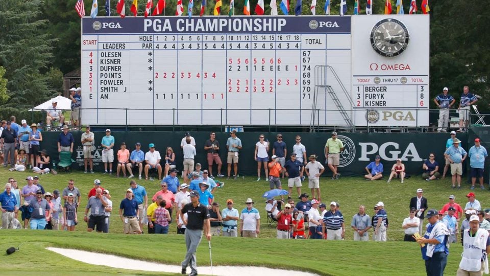 PGA Championship 2017 third round tee times, pairings