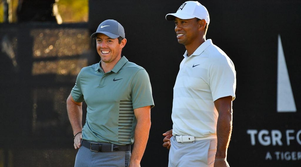 Tiger Woods and Rory McIlroy will face off in Saturday's most anticipated match in the Round of 16.
