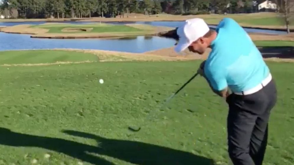 Golfer born without hands makes second hole-in-one