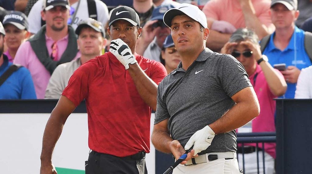 Molinari and Woods were front and center at Carnoustie in 2018.