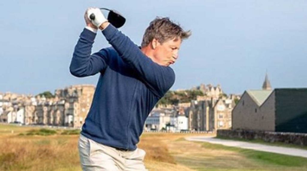 Brandel Chamblee will tee it up at the Old Course this week.