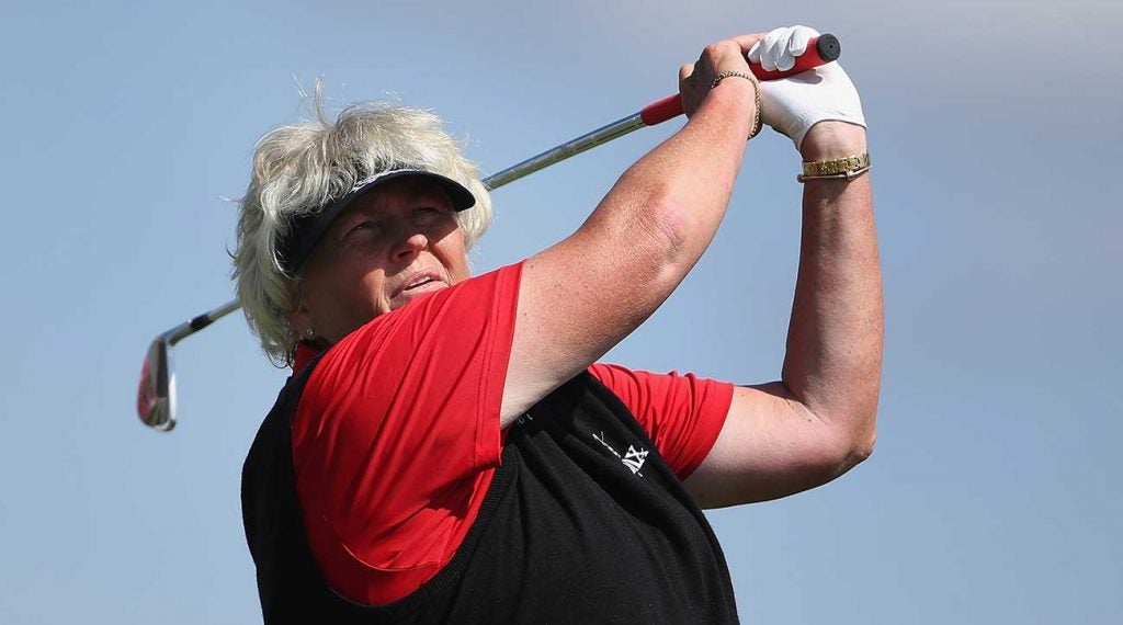 Laura Davies was in control all day on Sunday