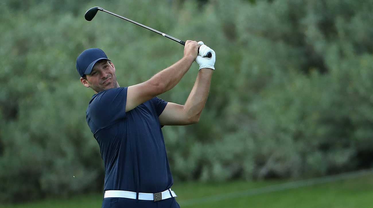 Tony Romo rallies to win celebrity golf tournament