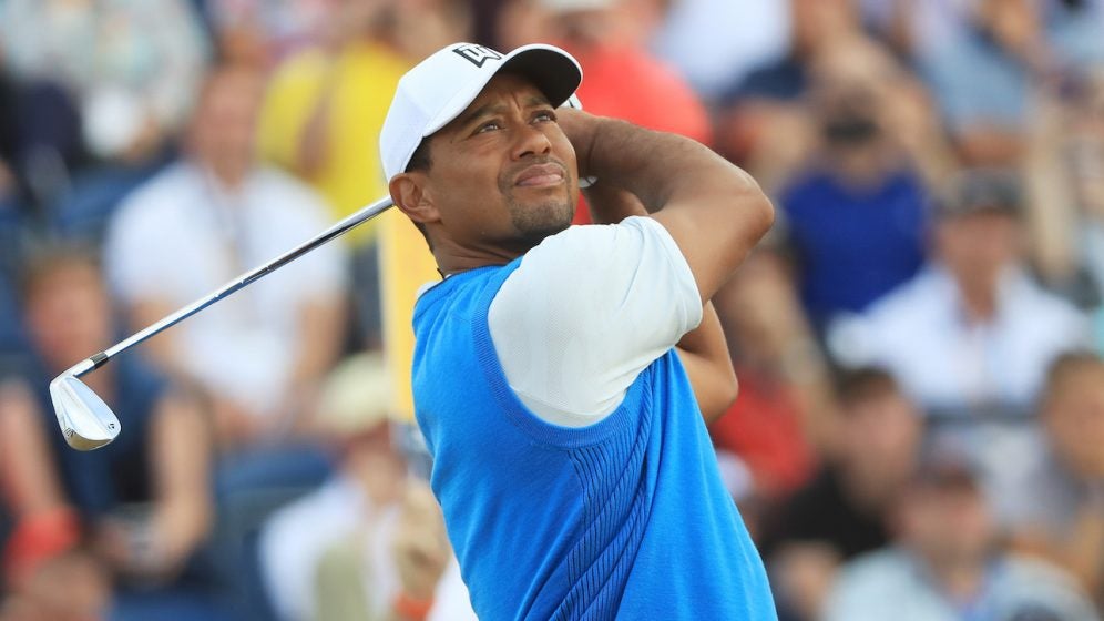 British Open: Tiger Woods opens round 1 with two birdies in four holes ...