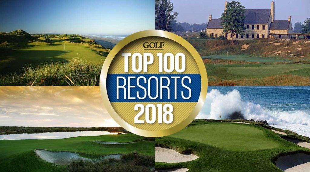 Top 100 golf resorts
