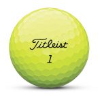 Yellow Titleist Pro V1 golf balls