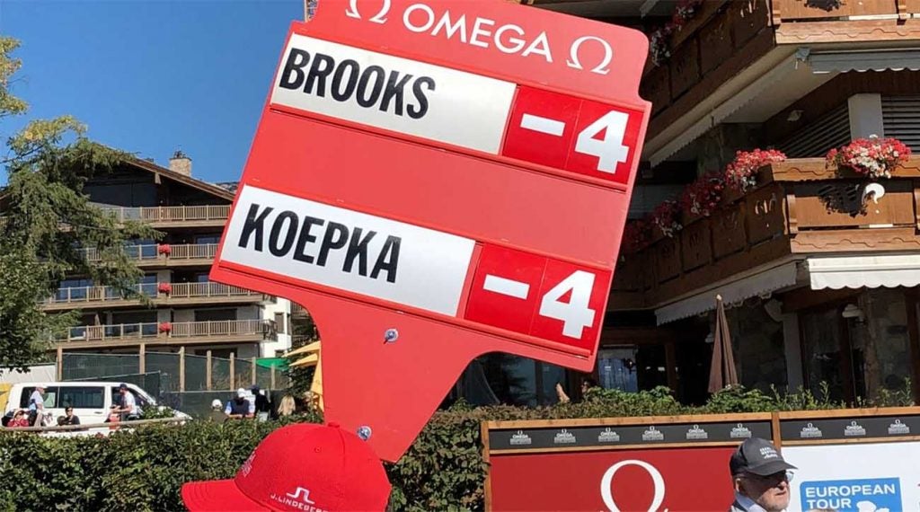 Brooks Koepka scoreboard