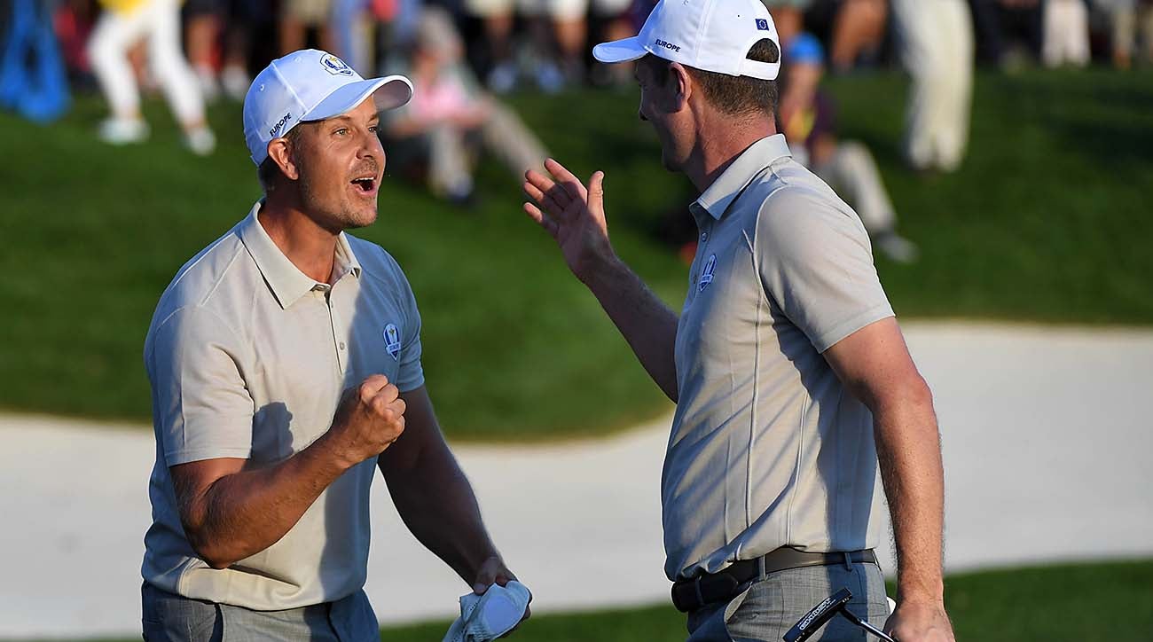 Henrik Stenson Justin Rose Ryder Cup 2016