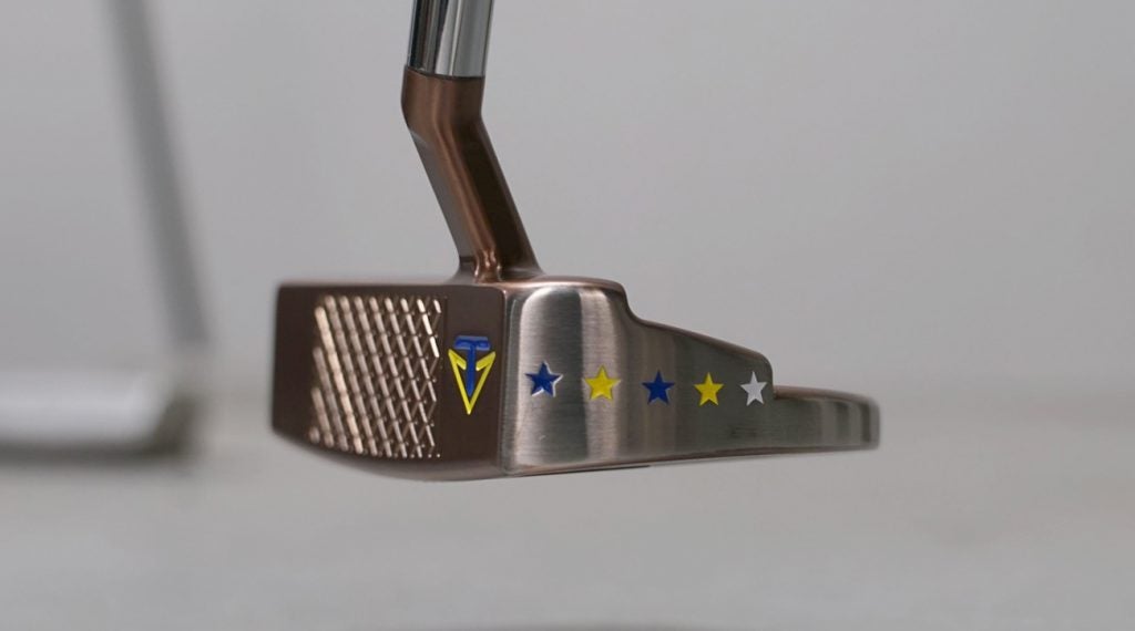 Sergio Garcia's custom Toulong putter references the Ryder Cup