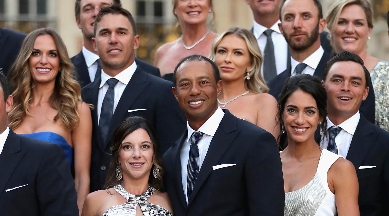 Ryder Cup players and their wives and girlfriends at the Ryder Cup Gala.