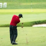 Tiger Woods during the final round of the 2018 BMW Championship.