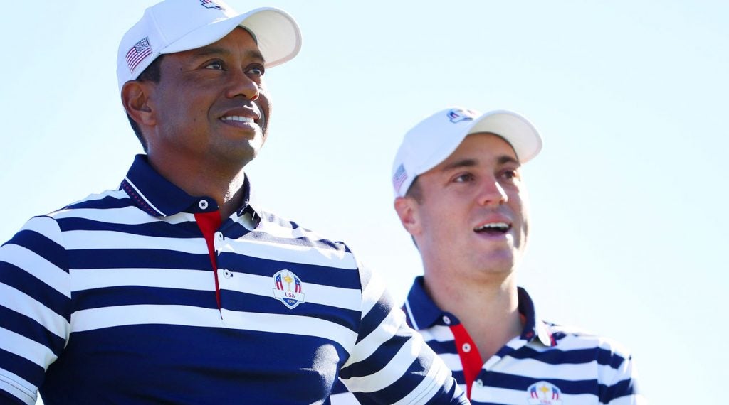 Justin Thomas won't watch Tiger Woods Phil Mickelson match.