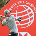 Rory McIlroy watches his tee shot during WGC-HSBC Champions practice round.