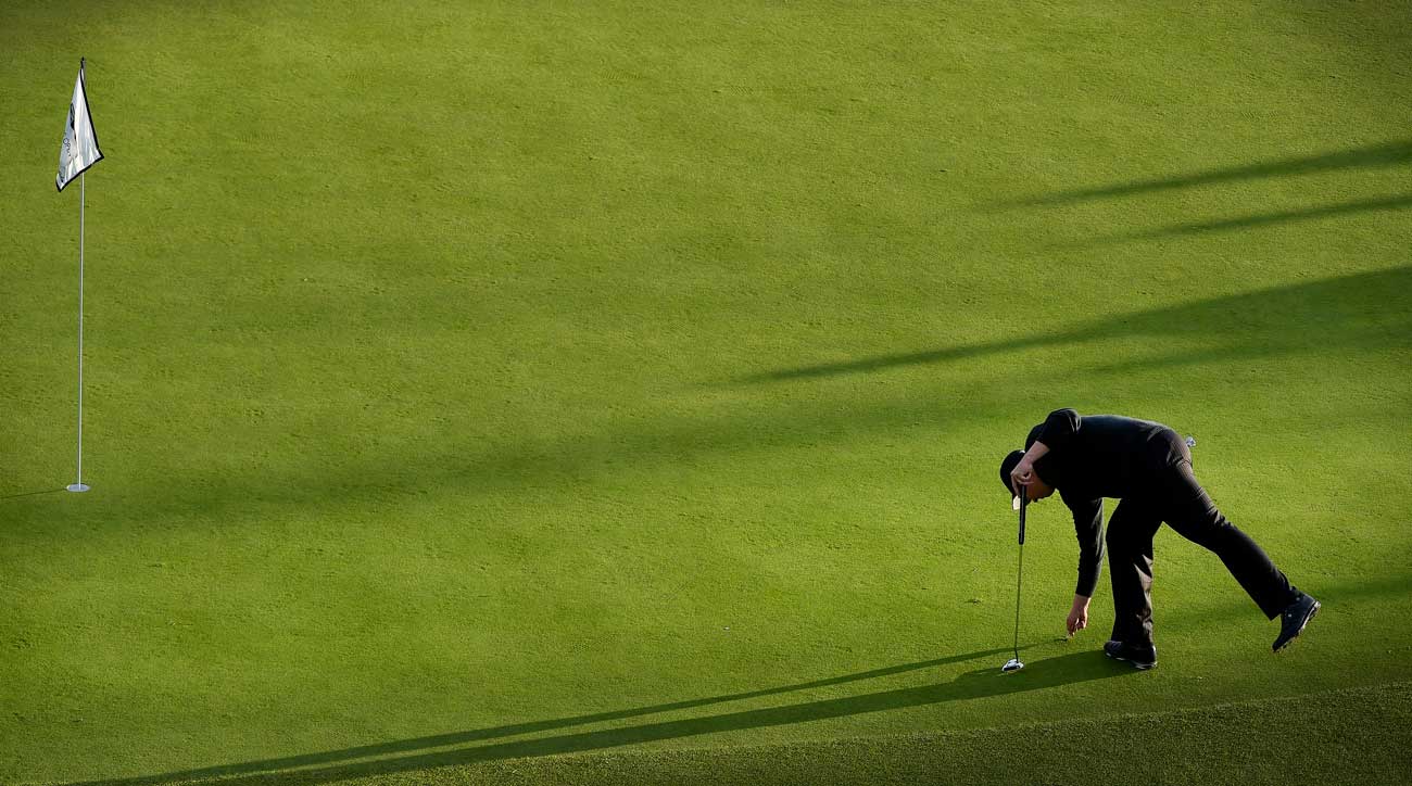 Golf Rules I spun my ball off the green, but can I fix the ball mark?