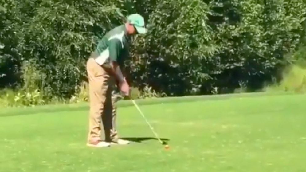 'Worst golfer I've ever seen': This swing video could ruin your golf game