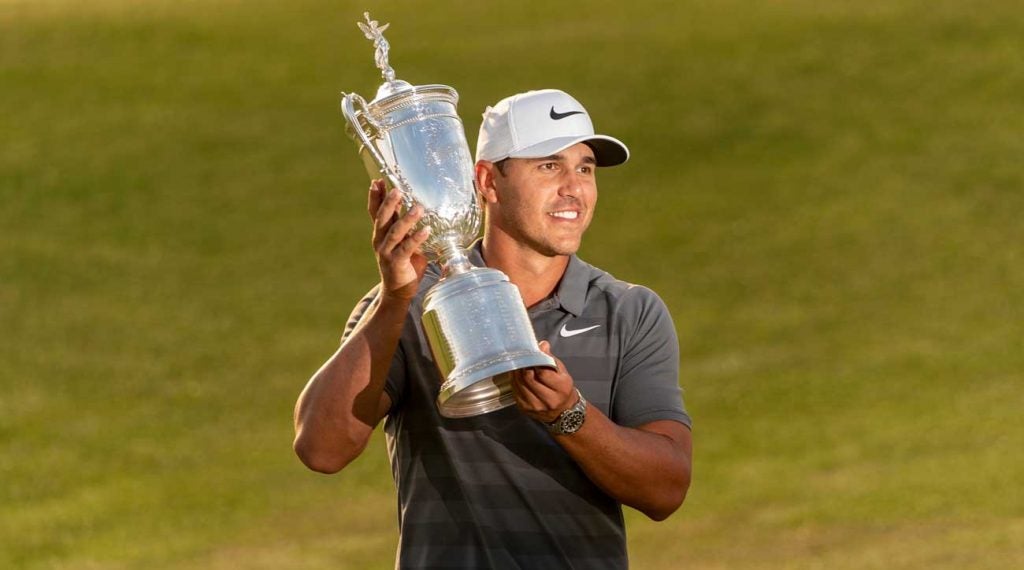 Brooks Koepka's now looking for three straight U.S. Open titles.