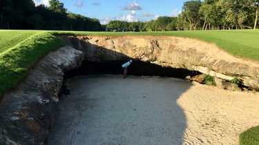 Mayakoba cave hole