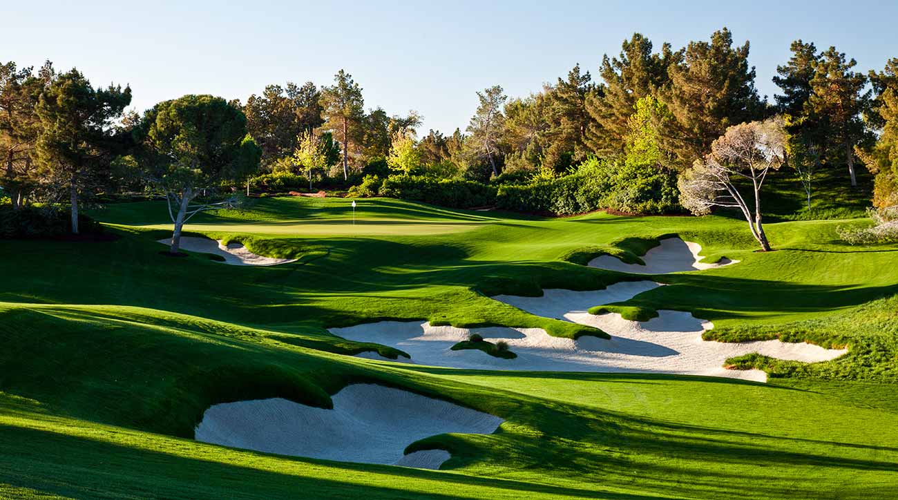 A hole at Shadow Creek Golf Course in Las Vegas.