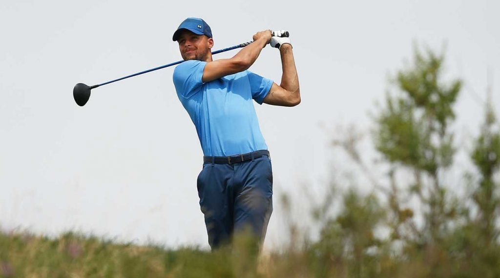 Steph Curry's public relationship with golf seems like it is only just beginning.