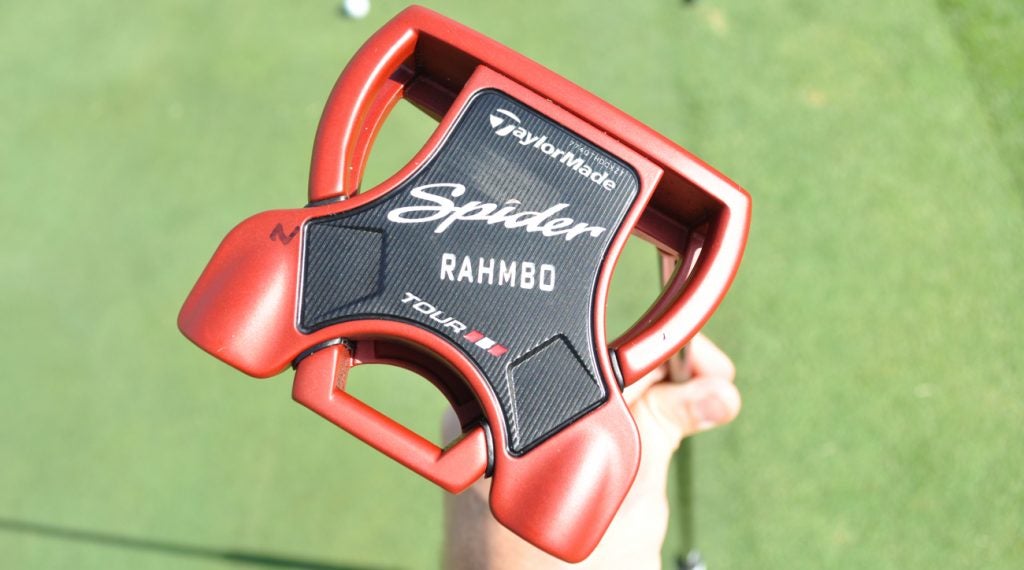 Jon Rahm won with a TaylorMade Spider Tour Red putter in the bag.