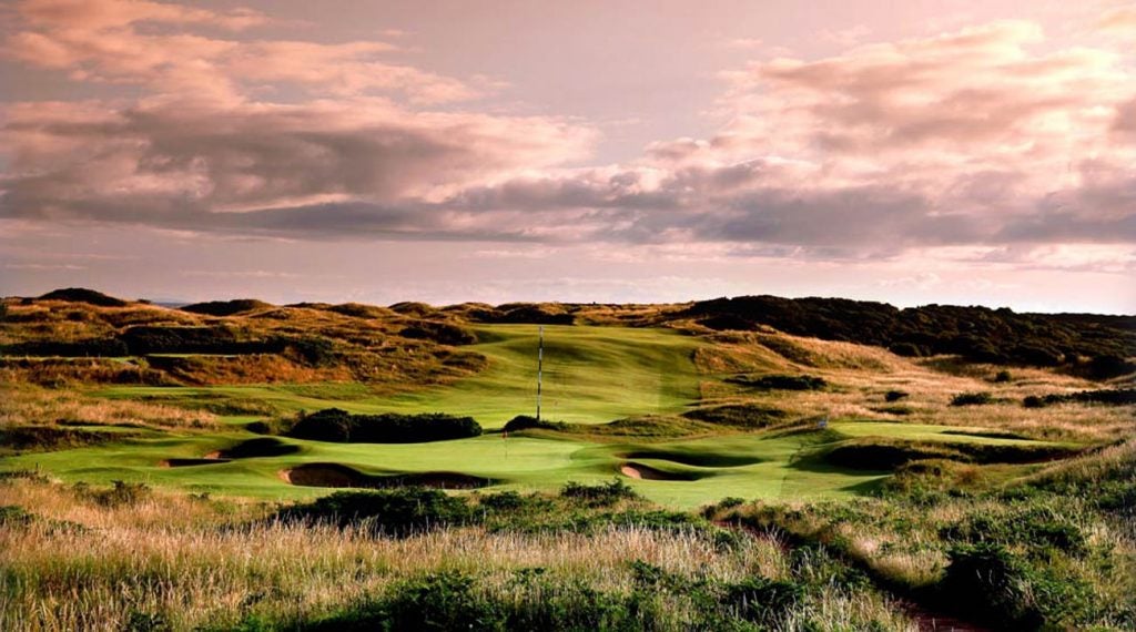 A majestic view of 2019 Open host, Royal Portrush.