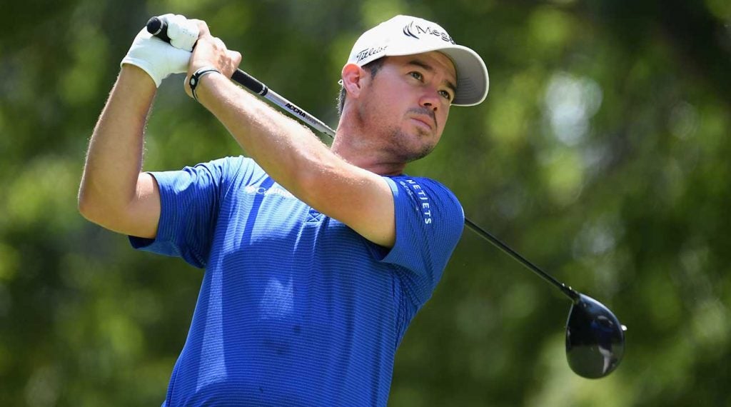 Brian Harman (pictured) and Patton Kizzire won the QBE Shootout on Sunday in Naples, Fla.