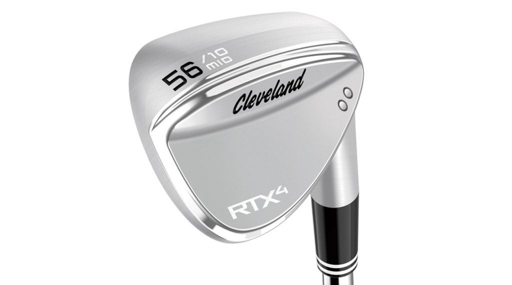 The Cleveland RTX-4 wedge features a muscleback design.